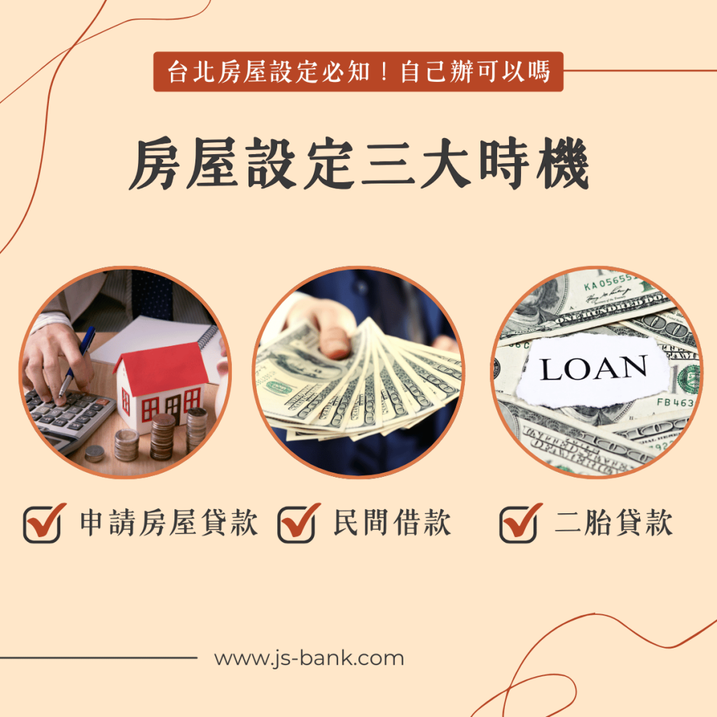 房屋設定三大時機